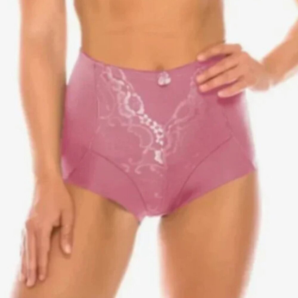 Hi Waist Microfiber Full Cover Brief / Purple / XL